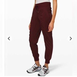 Lululemon Dance Studio Joggers Mid-Rise Garnet 8
